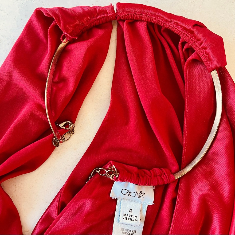Cache Red Mini Dress - Picture 9 of 10